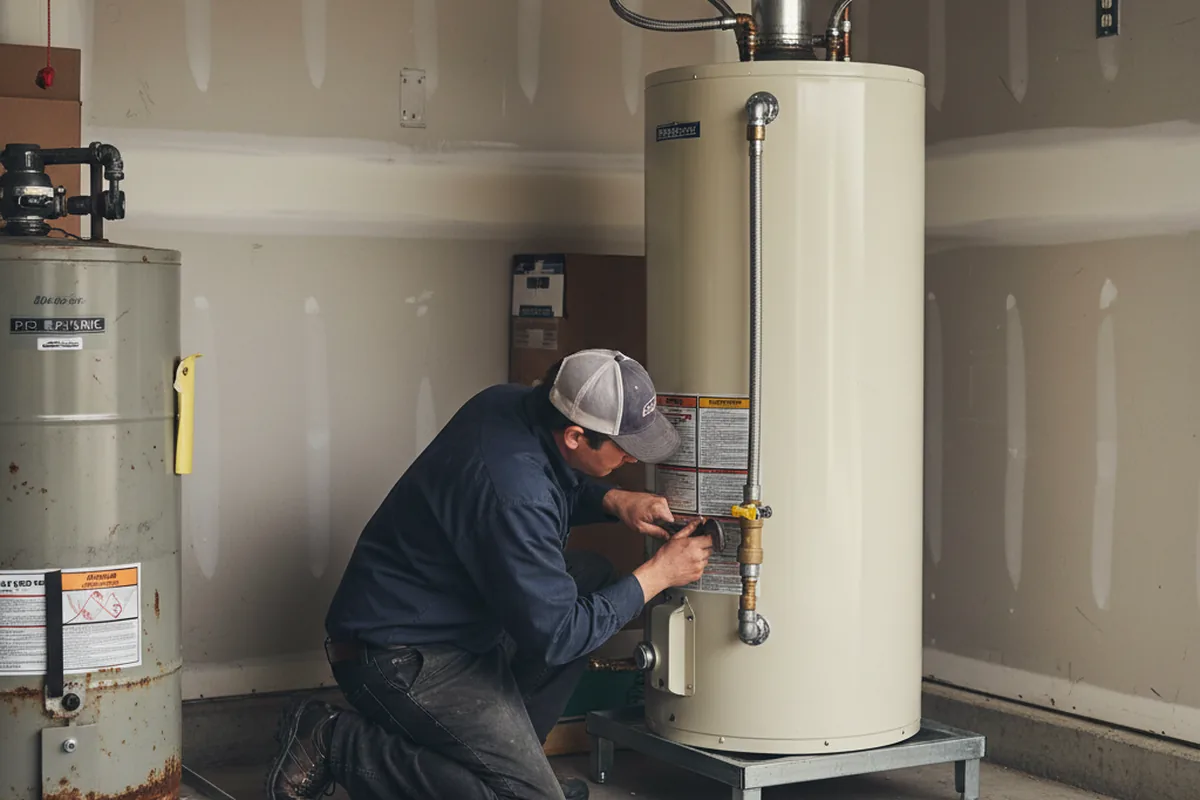 Water heater and shutoff valve replacement in Pilot Point